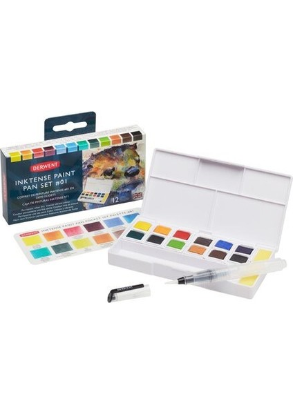 : Inktense Sulu Boya Seti : 12 Renk (Palet No 1) fırsatları