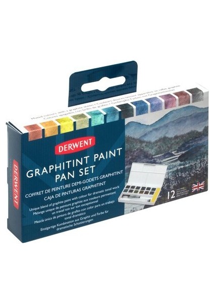 : Graphitint Sulu Boya Seti : 12 Renk