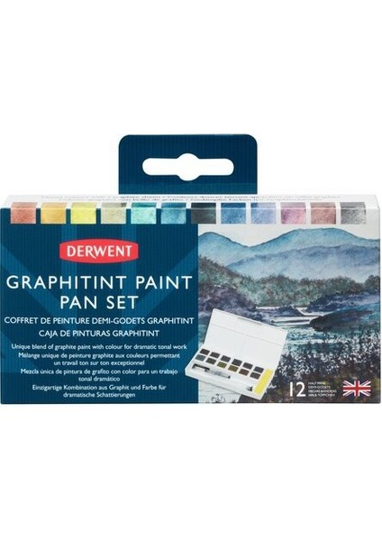 : Graphitint Sulu Boya Seti : 12 Renk