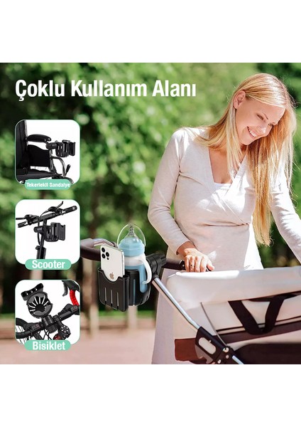 2in1 Araç Universal Ayarlanabilir Bardak ve Cep Telefonu Tutucu ALL-35459 indirimleri