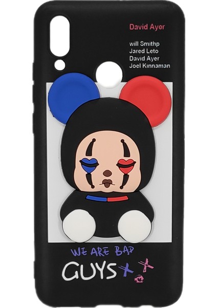 Huawei P Smart 2019 Uyumlu Three D Case Seri Arka Koruma