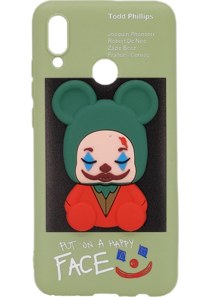 Huawei P Smart 2019 Uyumlu Three D Case Seri Arka Koruma