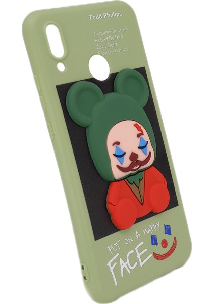 Huawei P Smart 2019 Uyumlu Three D Case Seri Arka Koruma