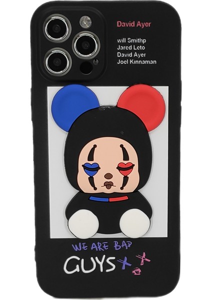 Apple iphone 13 Pro Max Uyumlu Three D Case Seri Arka Koruma