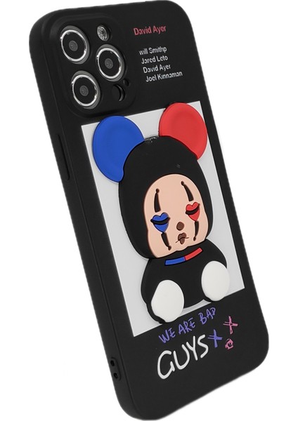 Apple iphone 13 Pro Max Uyumlu Three D Case Seri Arka Koruma