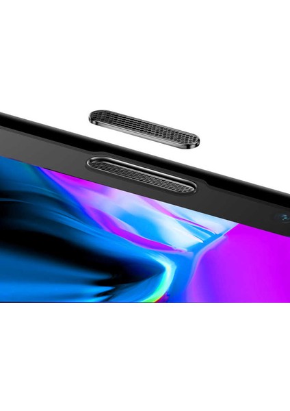 Apple iPhone 11 Pro Tam Ekran Koruyucu Kırılmaz Temperli Cam Ahize Toz Korumalı AntiDust