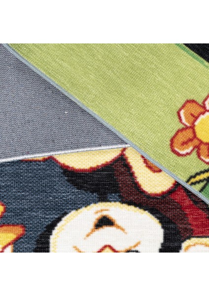 - Nonki Home Yeni Nesil Pamuk Taban Yıkanabilir Çocuk Odası Odası Halısı indirimleri