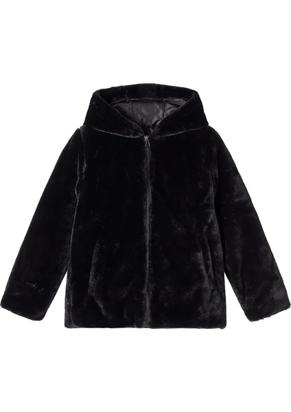 Name İt Nmfmarry Faux Fur Kız Çocuk Ceket