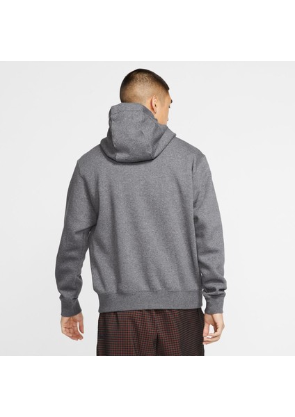 Sportswear Club Fleece Kapüşonlu Erkek Gri Sweatshirt BV2654 - 071 fiyatları