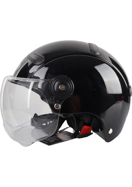 Dört Mevsim Emniyet Kaskı Retro Yarım Kask (Yurt Dışından)