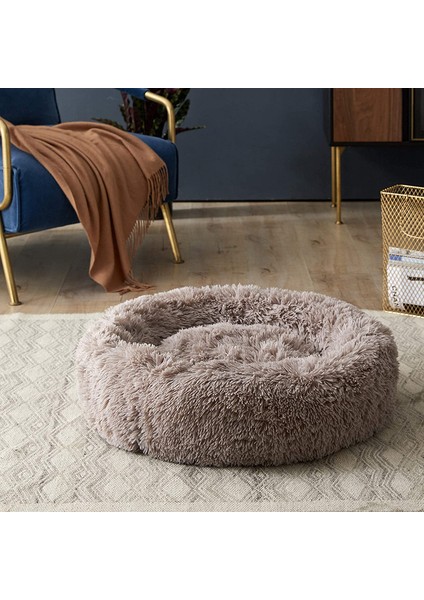 Yuvarlak Peluş Sıcak Kedi Mat (Yurt Dışından)