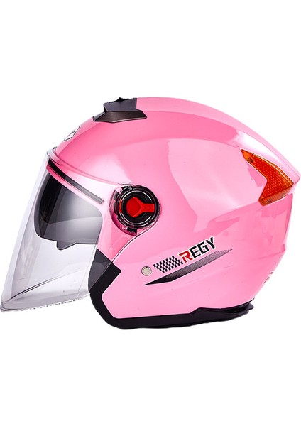 Elektrikli Motosiklet Kaskı Hd Buğu Önleyici Yarım Kask (Yurt Dışından)