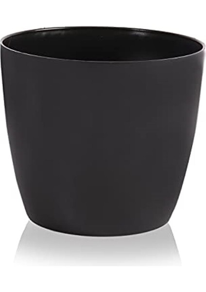 YK05 Yakut Saksı No:5 Drenaj Aparatı ile Birlikte 34CM, 22 Litre Siyah
