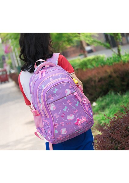 3 Parça Büyük Kapasiteli Sırt Çantası Seti - Mor (Yurt Dışından) fiyatları