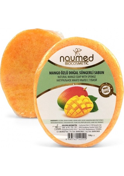 Mango Özlü Doğal Süngerli Sabun 130GR