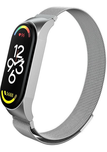Xiaomi Mi Band 7 Tme Metal Hasır Manyetik Kordon Kayış