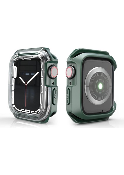 Apple Watch 7 8 41MM Uyumlu Rugged Kasa Koruyucu 360 Tam Koruma