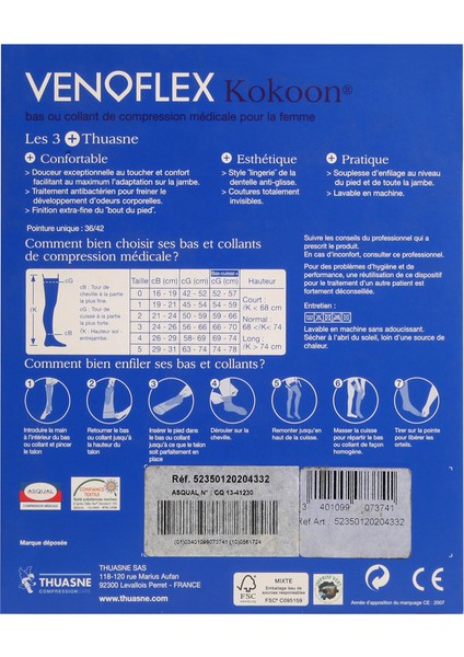 5235-32 Venoflex Kokoon Uzun Burnu Kapalı 20-36MMHG (Normal) modelleri