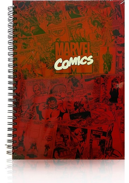 Keskin Color Marvel Sert Kapaklı Defter-100 Yaprak Kareli