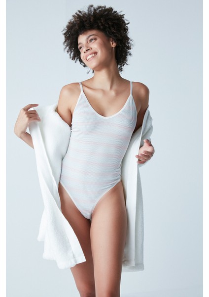 Dikişsiz Yüksek Bel Bodysuit modelleri