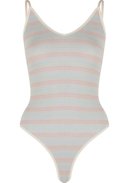 Dikişsiz Yüksek Bel Bodysuit