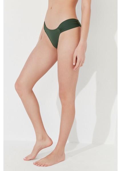 Koyu Yeşil Basic Hipkini Bikini Altı fiyatları