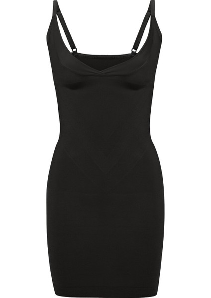 Siyah Dikişsiz Elbise Korse modelleri