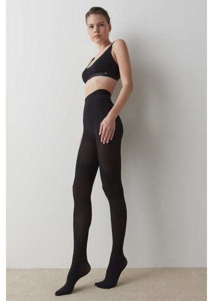 Siyah My Size One Size Külotlu Çorap-Pentilicious fırsatları