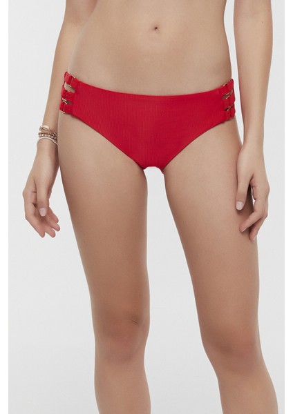 Kırmızı Cherry Chic Bikini Altı