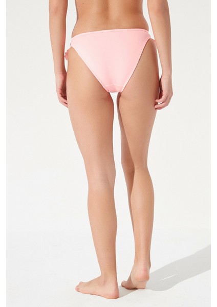 Açık Pembe Miami Frill Side Bikini Altı modelleri