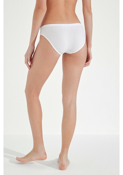 Beyaz Nu Basic Slip Külot