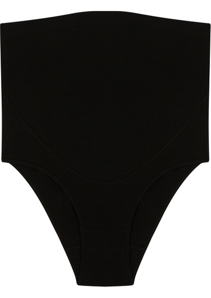 Siyah Penti Mama Hamile Slip Külot