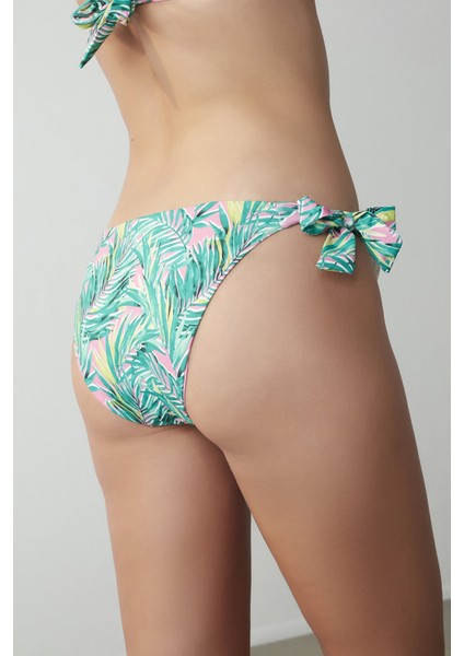 Çok Renkli Palm Neon Brazilian Bikini Altı modelleri