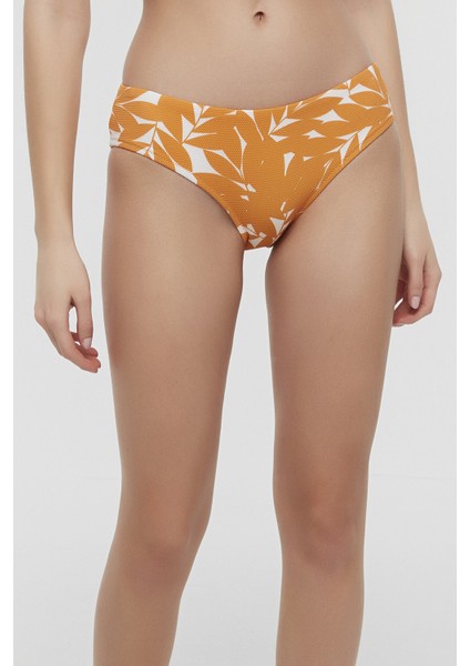 Turuncu Florita Hipster Bikini Altı