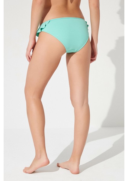 Mint Yeşili Mila Side Slip Bikini Altı