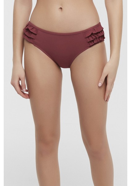 Gül Kurusu Eleni Frill Hipster Bikini Altı