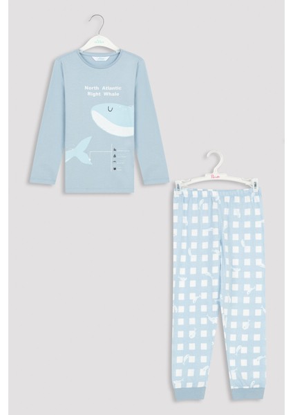 Çok Renkli B.right Whale Pijama Takımı