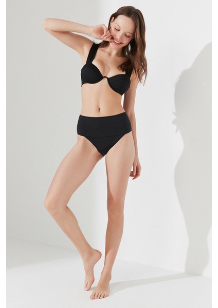 Siyah Rennes Balen Bikini Üstü