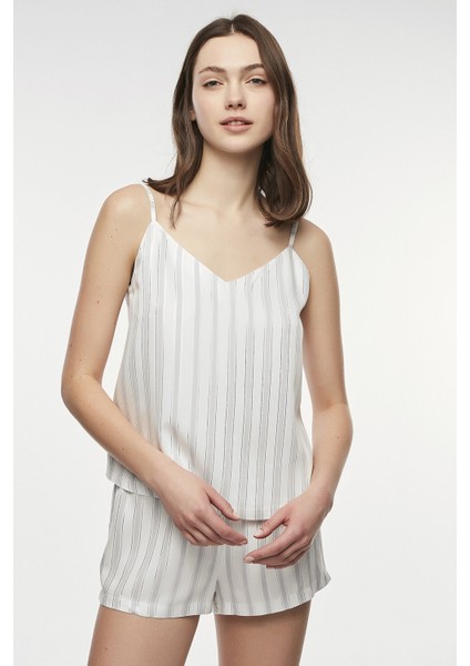 Beyaz Bridal Shiny Stripe Atlet fiyatları