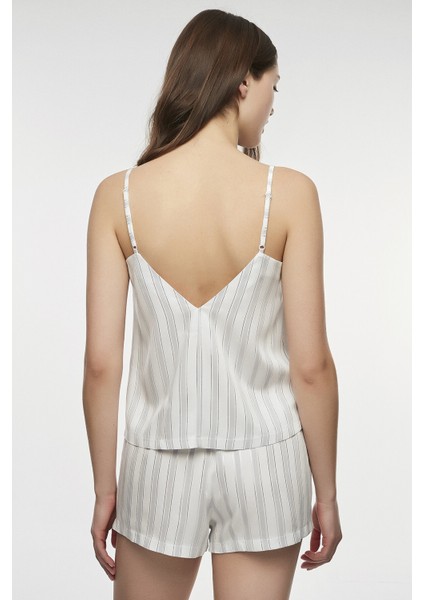 Beyaz Bridal Shiny Stripe Atlet fırsatları