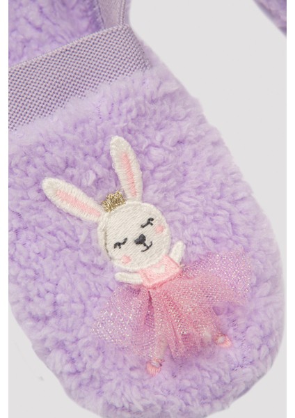 Lila Kız Çocuk Ballerina Rabbit Çetik