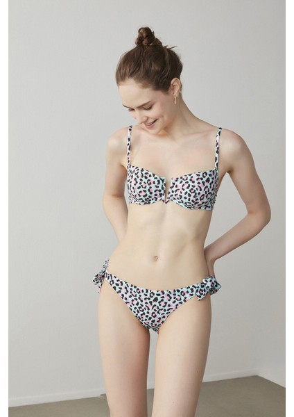 Çok Renkli Florida Balen Bikini Üstü