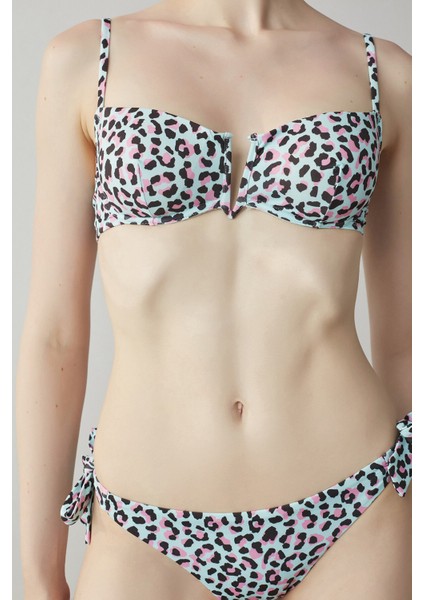 Çok Renkli Florida Balen Bikini Üstü