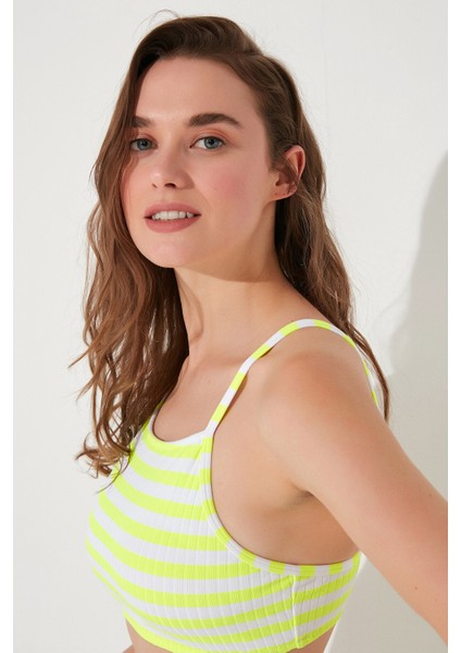 Çok Renkli Neon Energy Halter Bikini Üst modelleri