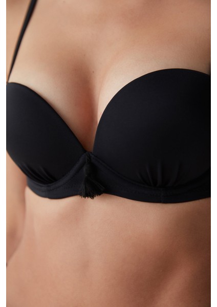 Siyah Basic Super Sexy Bikini Üstü modelleri