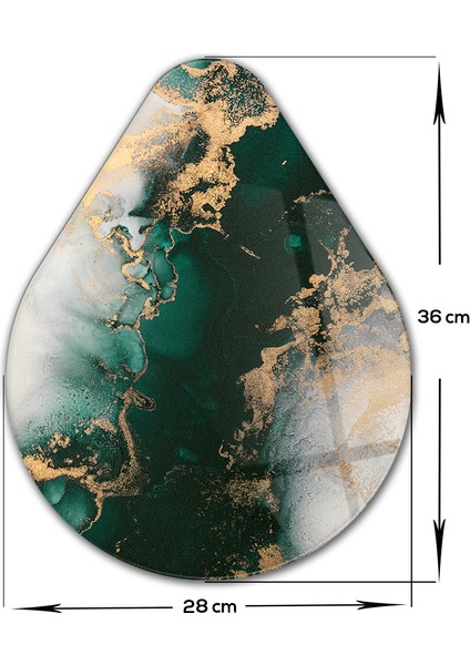 Cam Kesme Tahtası - Cam Kesme Tablası | Damla Serisi - 3 | 28CM x 36CM modelleri