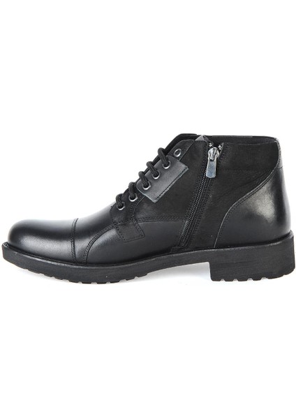 Crısso Cırısso B458 Siyah Kauçuk %100 Deri Erkek Bot Ayakkabı modelleri