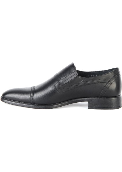 M573 Siyah Kauçuk %100 Deri Erkek Klasik Ayakkabı modelleri