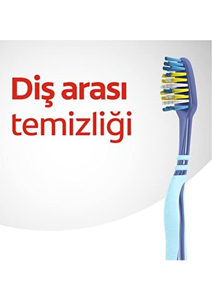 Zigzag Diş Arası Temizliği Orta Diş Fırçası 1+1