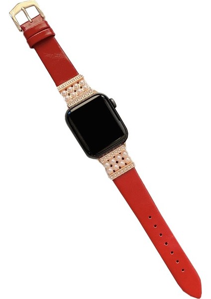 Apple Watch 4 5 6 7 8 Ultra 45MM 44MM 42MM Inci Taşlı Kordon